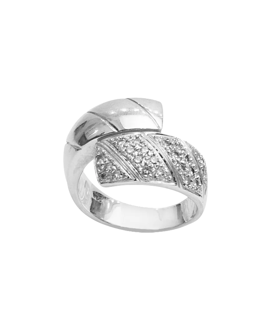 خاتم WHITE GOLD DIAMOND، خاتم جذاب وساحر مع ماساته.