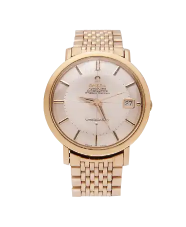ساعة يد Constellation من دار الساعات Omega. متوفرة لدى VIRTU LUXURY.