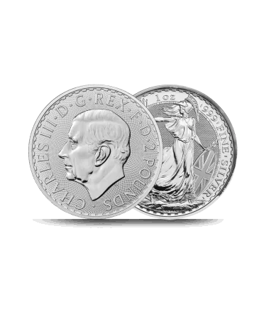 قطعة BRITANNIA تشارلز الثالث الفضية متوفرة لدى VIRTU LUXURY